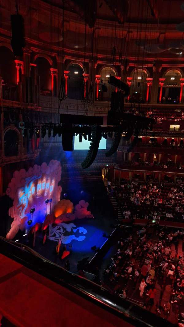 Royal Albert Hall, section: Rausing Circle Q, row: 1, seat: 19