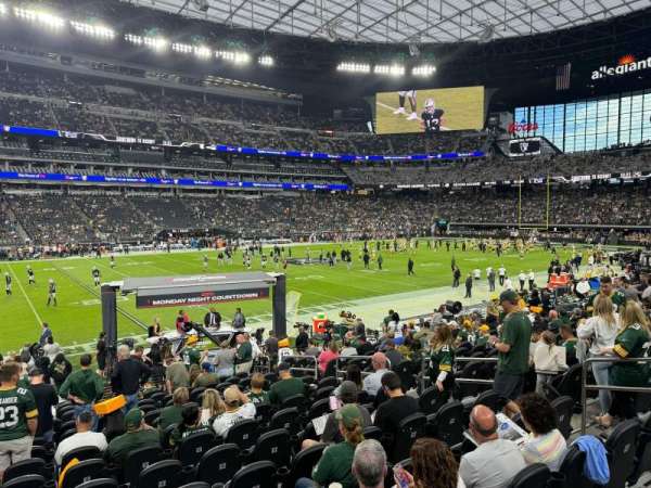 Allegiant Stadium, section: C115, row: 16, seat: 9