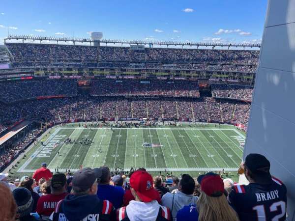 Gillette Stadium, section: 310, row: 24, seat: 20