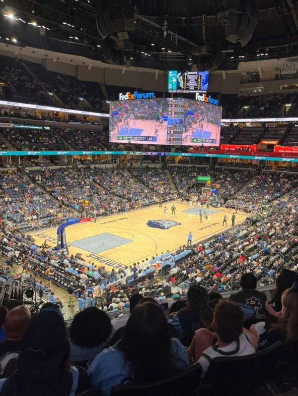 Fedex Forum, section: 103a, row: EE, seat: 7
