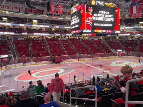 Lenovo Center, section: 107, row: Z, seat: 2