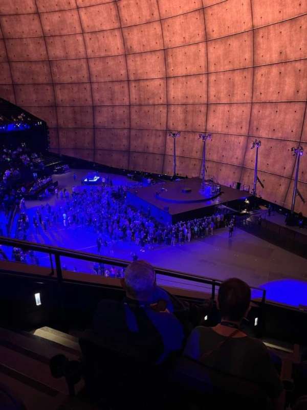 The Sphere, Vegas, section: 210, row: 6, seat: 5