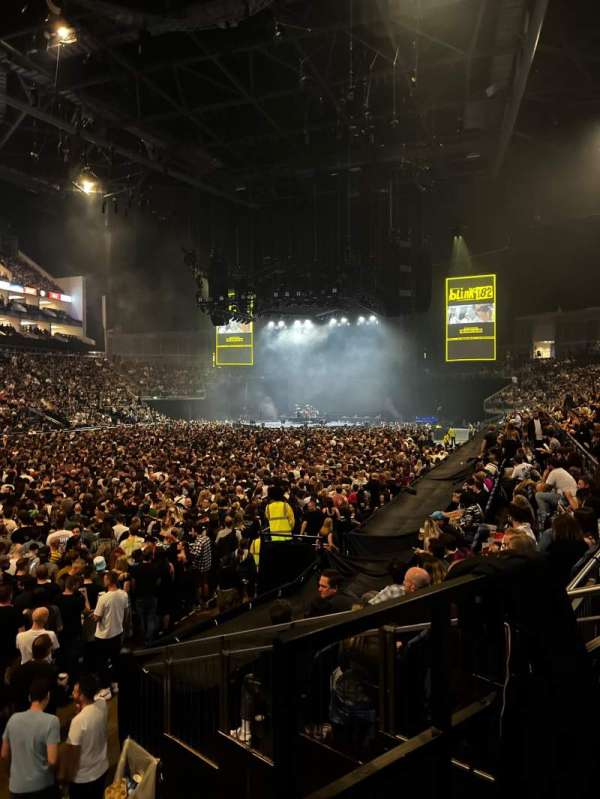 The O2, London, section: 109, row: K, seat: 260