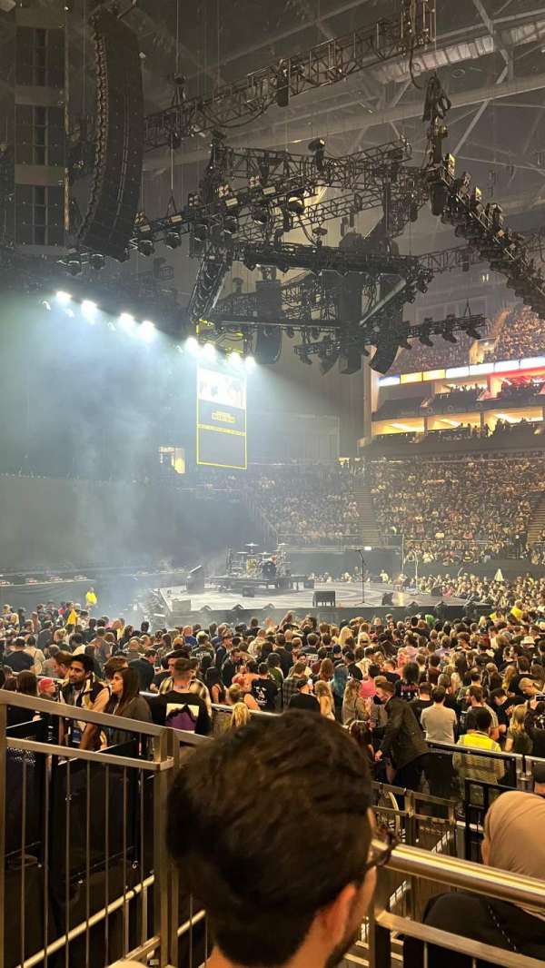 The O2, London, section: 102, row: J, seat: 50