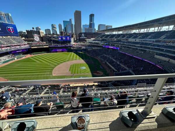 Target Field, section: 320, row: 1, seat: 11