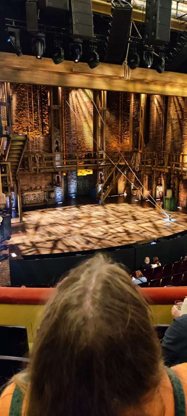 Victoria Palace Theatre, section: Royal Circle, row: D, seat: 38