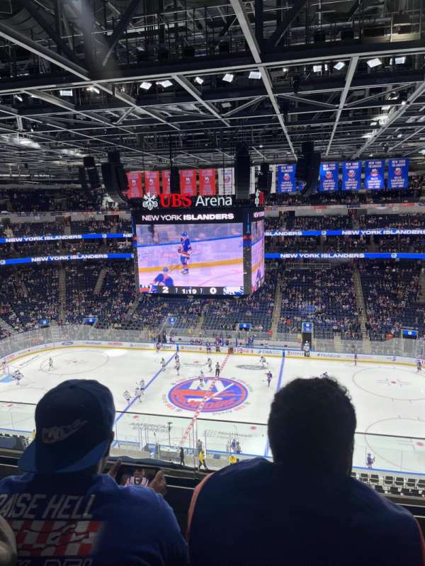 UBS Arena, section: 320, row: 2, seat: 17