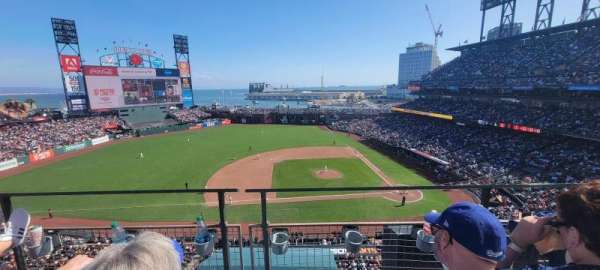 Oracle Park, section: VR323, row: B, seat: 16