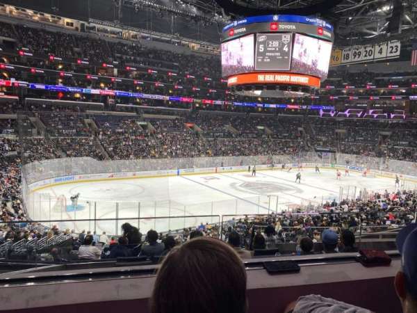 Crypto.com Arena, section: Pr8, row: 8, seat: 9