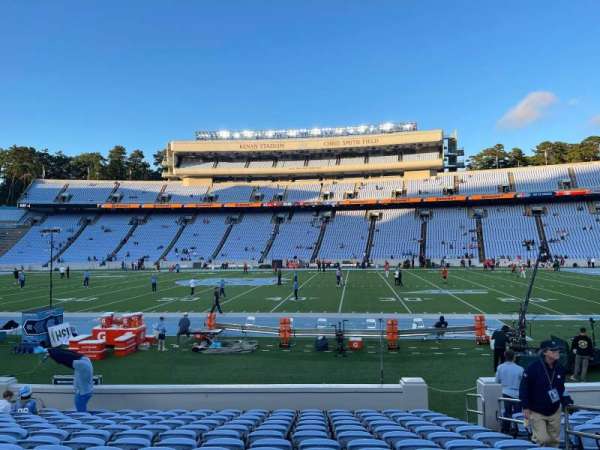 Kenan Memorial Stadium, section: 126, row: O, seat: 5