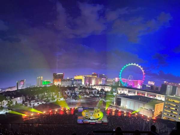 The Sphere, Vegas, section: 406, row: 5, seat: 1