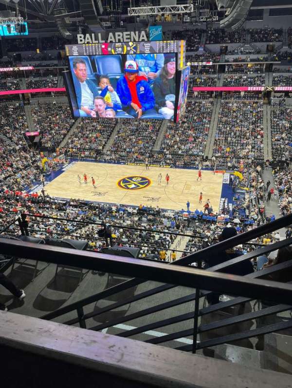 Ball Arena, section: 380, row: 6, seat: 2