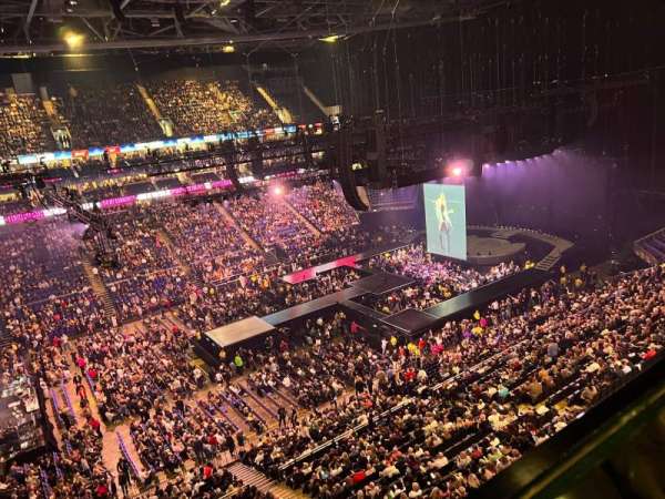The O2, London, section: 418, row: A, seat: 883