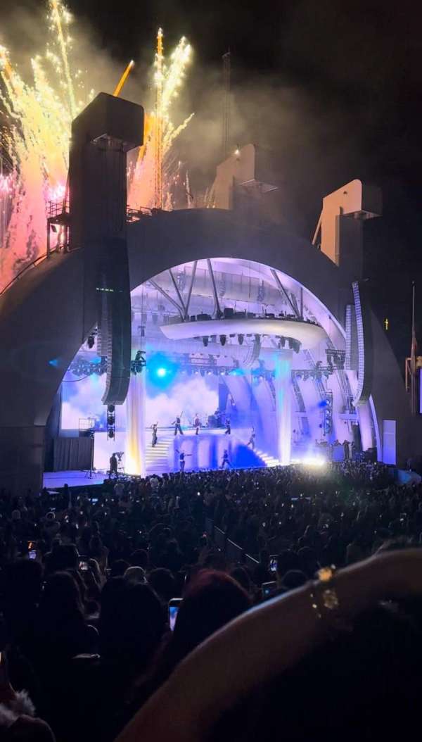 Hollywood Bowl, section: E, row: 11, seat: 7