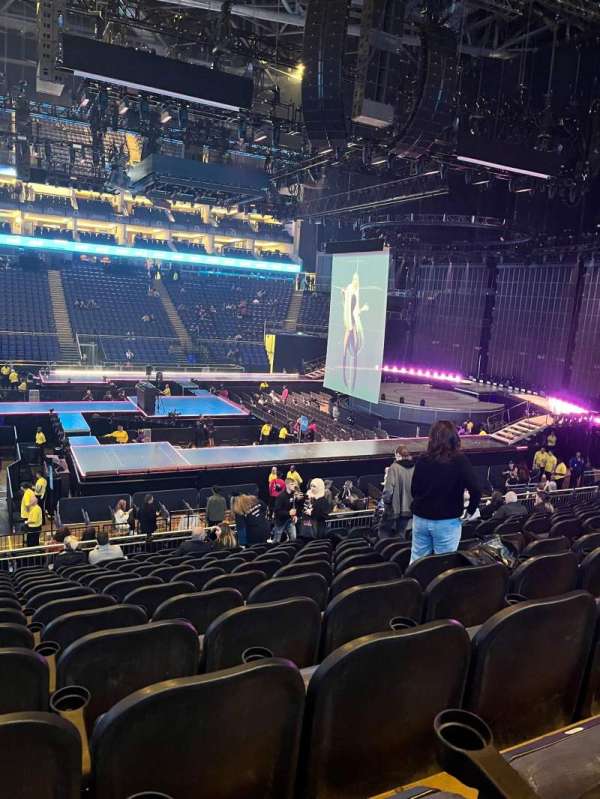 The O2, London, section: 111, row: v, seat: 351