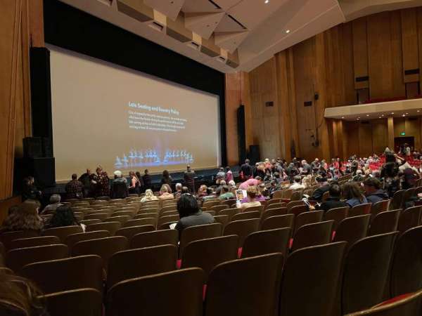 Keller Auditorium, section: Orchestra A, row: P, seat: 2