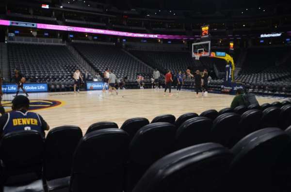 Ball Arena, section: CS124, row: CS3, seat: 18