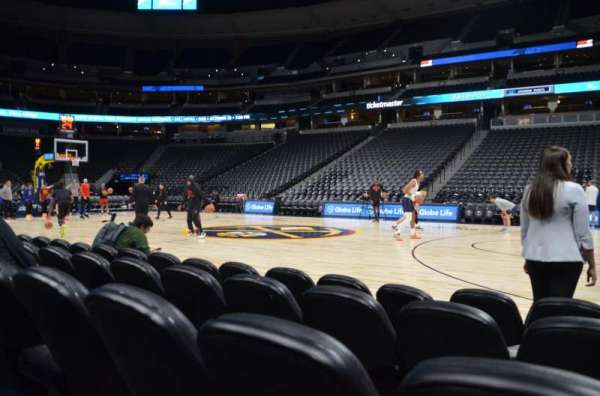 Ball Arena, section: CS124, row: CS3, seat: 2
