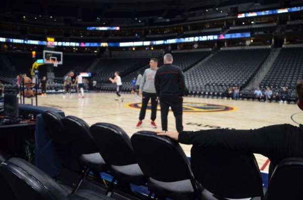 Ball Arena, section: HCS, row: CS2, seat: 1