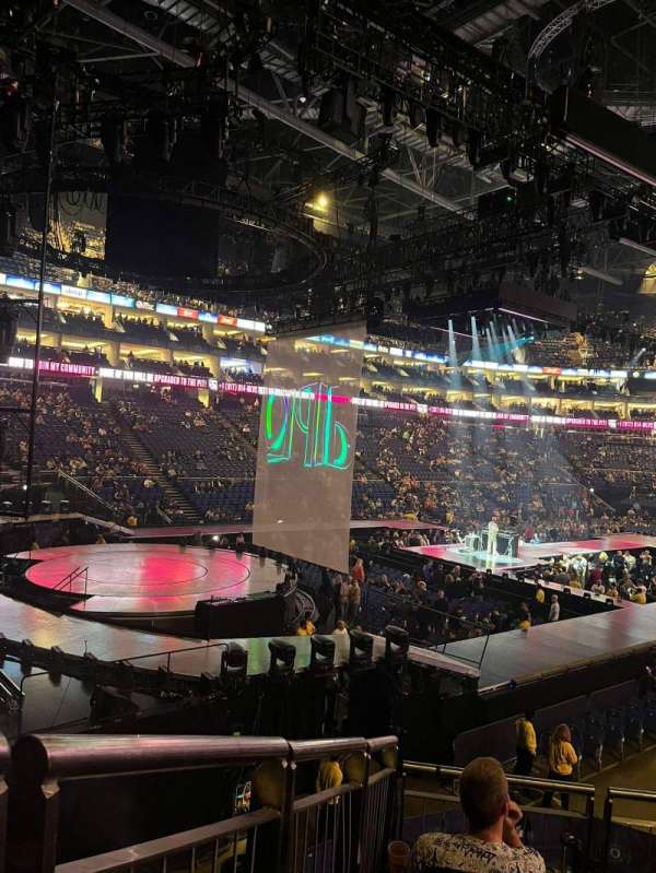 The O2, London, section: 118, row: R, seat: 524