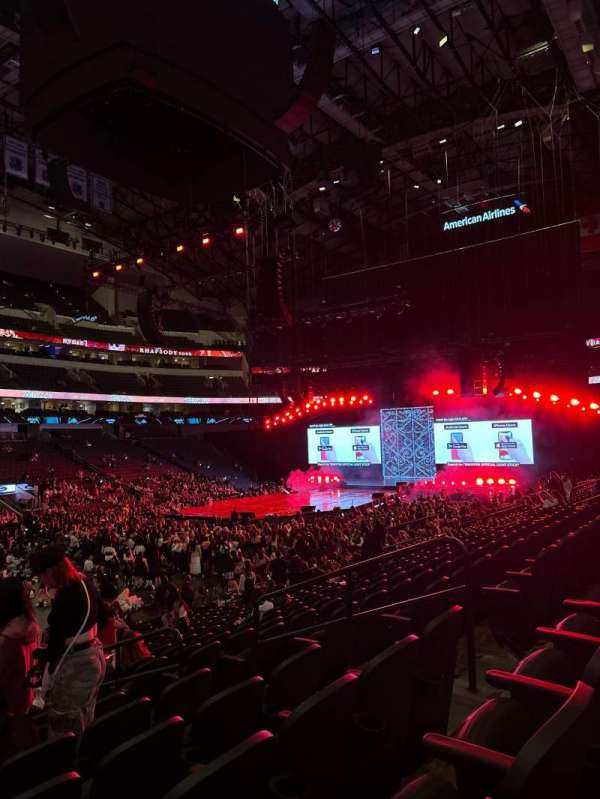 American Airlines Center, section: 109, row: S, seat: 7