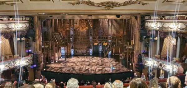 Victoria Palace Theatre, section: Royal Circle, row: J, seat: 20
