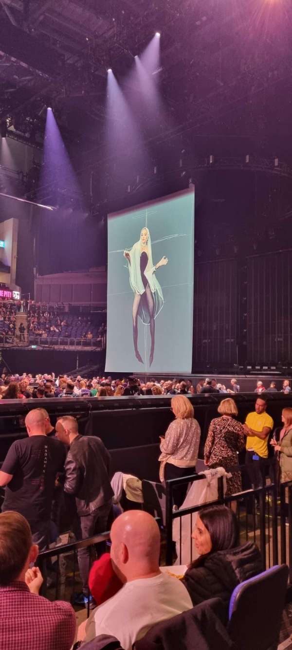 The O2, London, section: 111, row: C, seat: 354