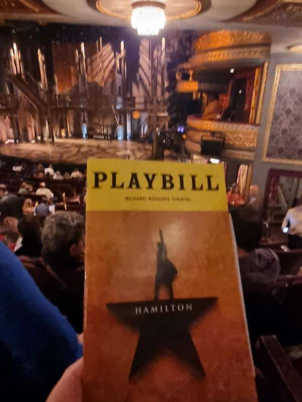 Richard Rodgers Theatre, section: Orchestra R, row: R, seat: 24