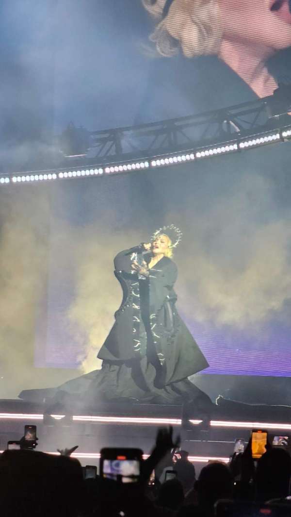 The O2, London, section: 102, row: A, seat: 70