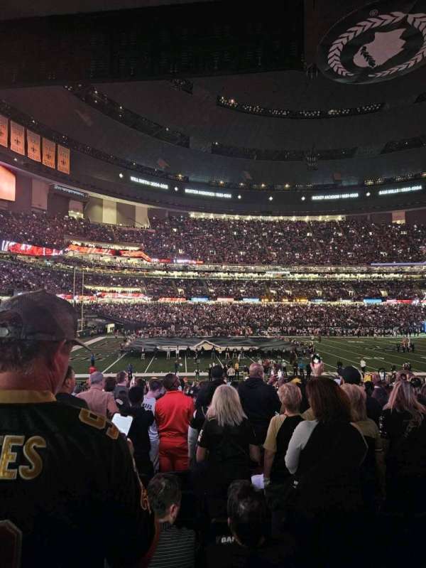 Caesars Superdome, section: 145, row: 29, seat: 9