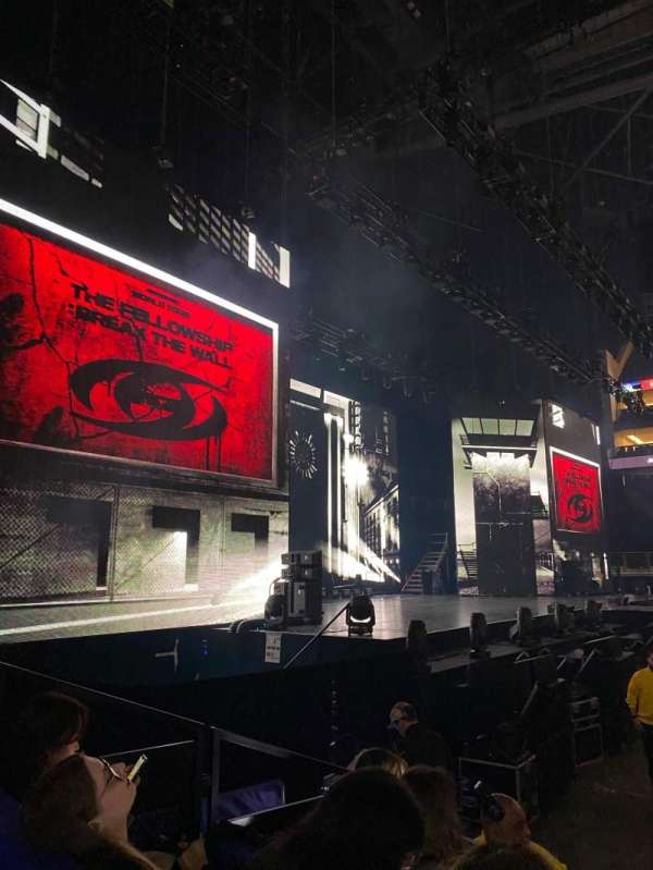 The O2, London, section: 101, row: E, seat: 24