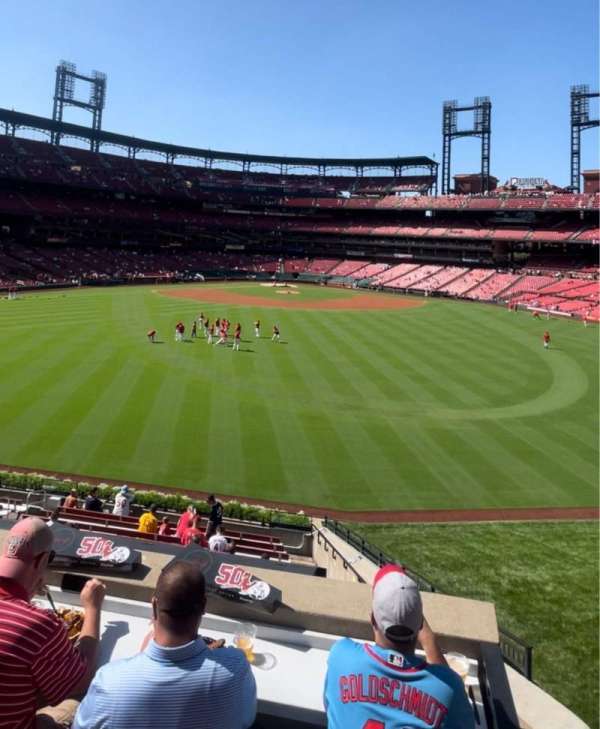 Busch Stadium, section: Scoreboard Patio, row: 2, seat: 52
