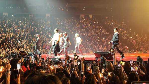 Prudential Center, section: 8, row: 2, seat: 3