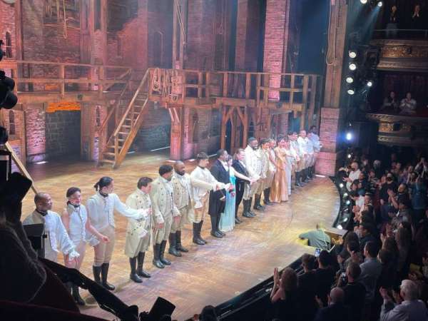 Richard Rodgers Theatre, section: B, row: 1, seat: 1