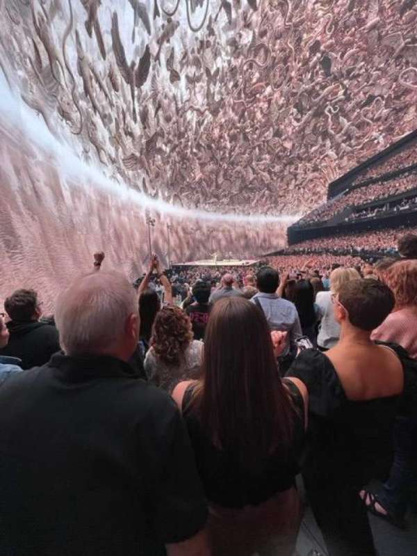 The Sphere, Vegas, section: 101, row: 18, seat: 3