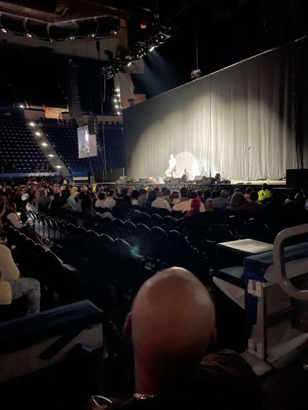 PeoplesBank Arena, section: 115, row: D, seat: 2