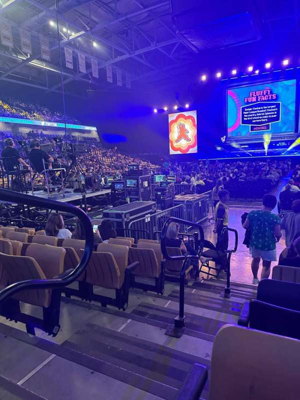 Addition Financial Arena, section: 101, row: F, seat: 19