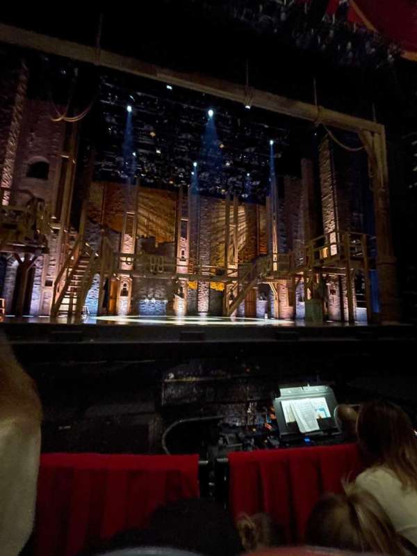 James M. Nederlander Theatre, section: Orchestra C, row: B, seat: 107
