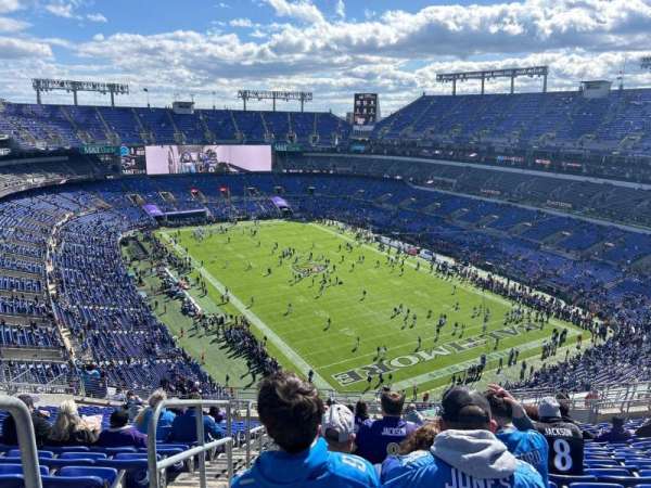 M&T Bank Stadium, section: 544, row: 22, seat: 23