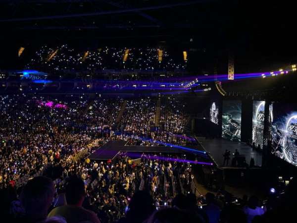 The O2, London, section: 112, row: X