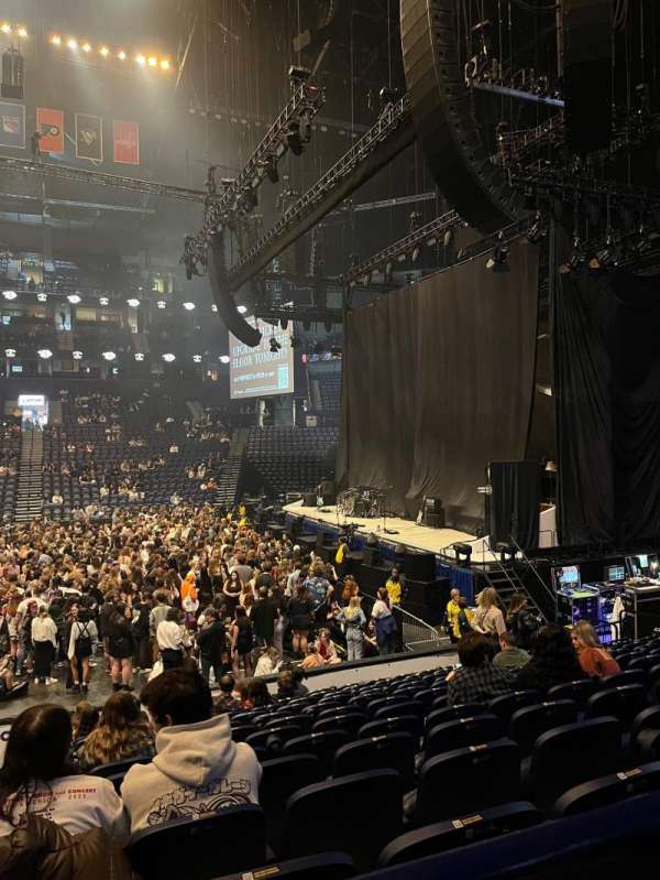 Bridgestone Arena, section: 107, row: A, seat: 24