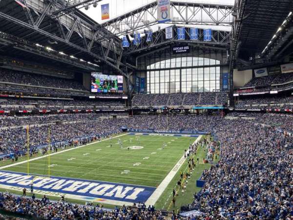 Lucas Oil Stadium, section: 323, row: 1, seat: 11