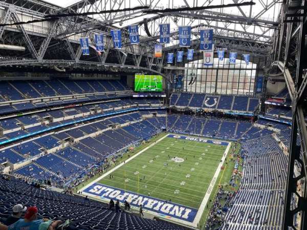 Lucas Oil Stadium, section: 624, row: 28, seat: 1