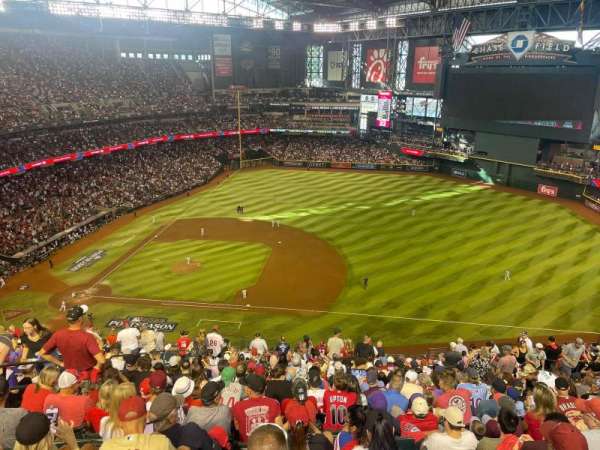 Chase Field, section: 308, row: 25, seat: 16