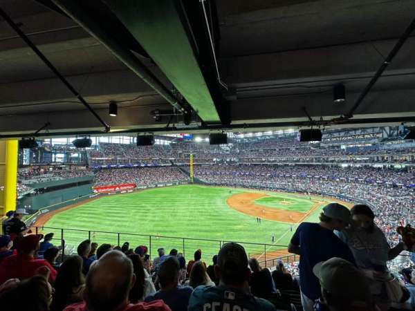 Globe Life Field, section: Sb3, row: 6, seat: 9