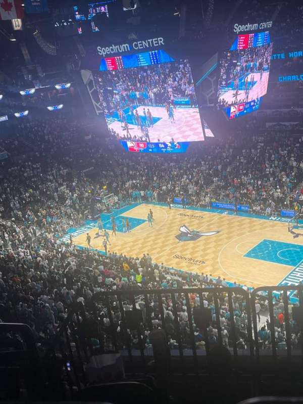 Spectrum Center, section: 222, row: F, seat: 12