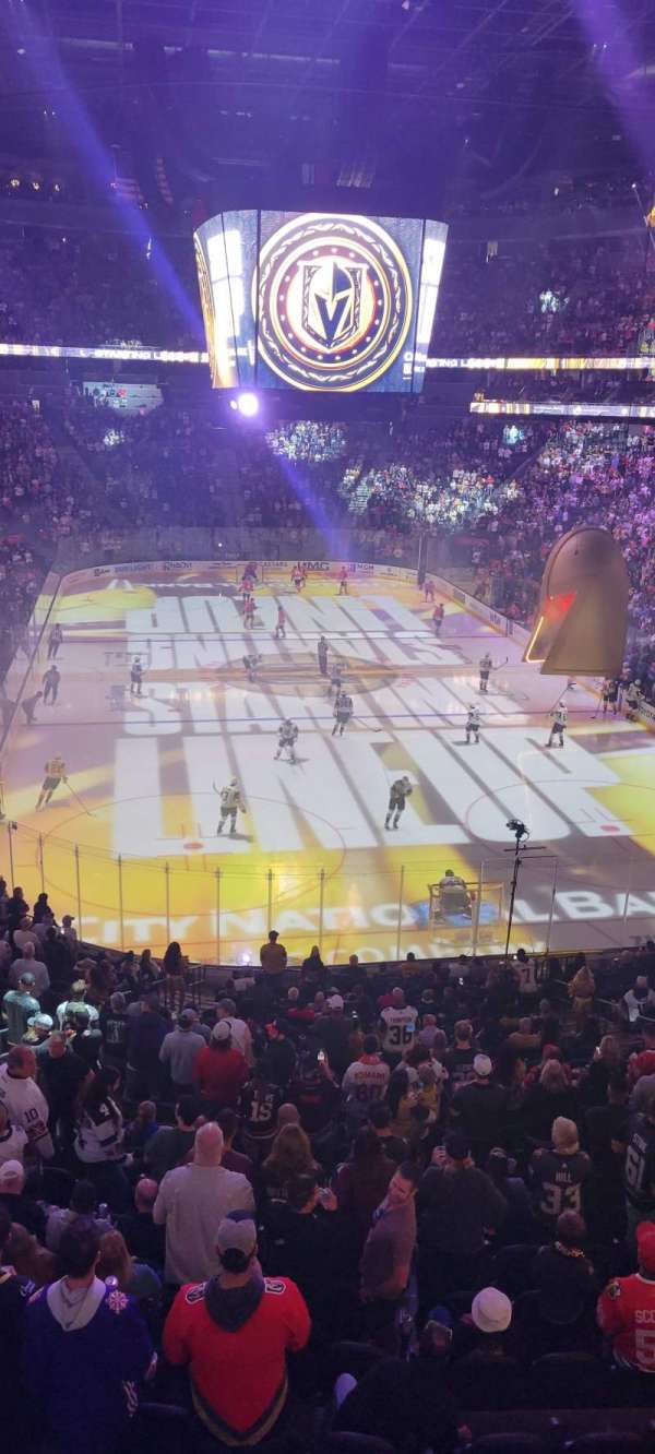T-Mobile Arena, section: 120, row: A, seat: 6