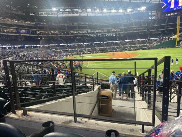 Globe Life Field, section: 25, row: 16, seat: 13