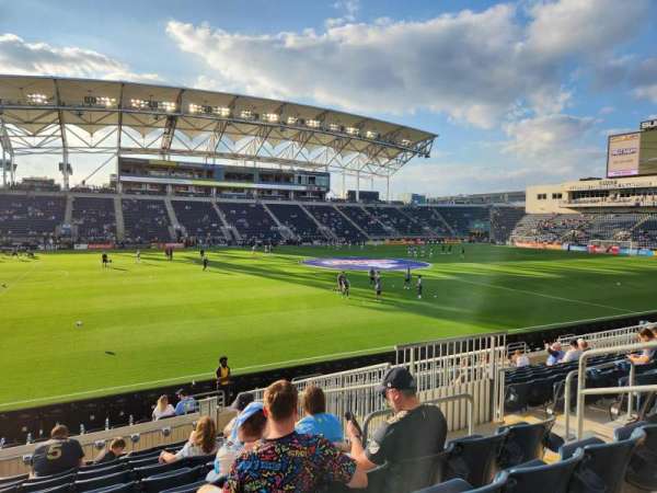 Subaru Park, section: 130, row: N, seat: 7