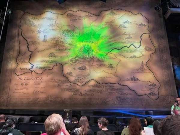 Gershwin Theatre, section: Orchestra C, row: B, seat: 112
